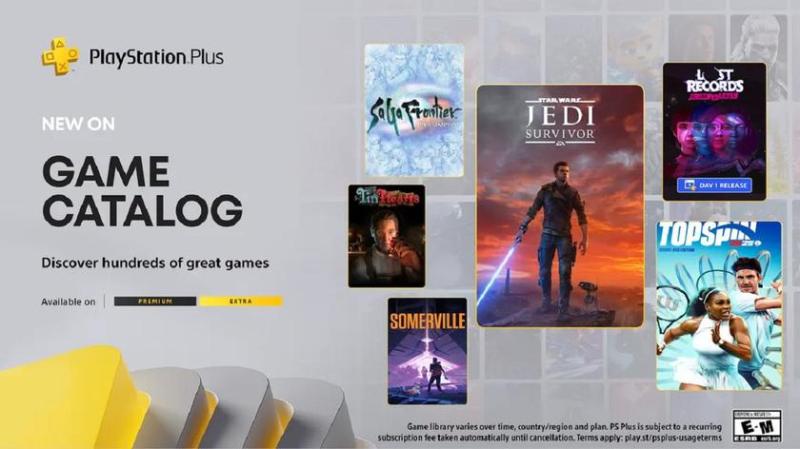 Star Wars Jedi: Survivor, TopSpin 2K2, Somerville и еще несколько игр уже доступны подписчикам PlayStation Plus Extra и Premium