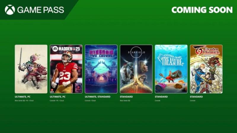 В феврале подписчиков Xbox Game Pass ожидает несколько крупных новинок, а Starfield будет доступна в тарифе Standard