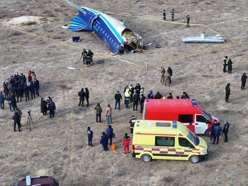 В сбитом азербайджанском пассажирском самолете ERJ-190 нашли фрагменты российской ракеты "Панцирь-С1"