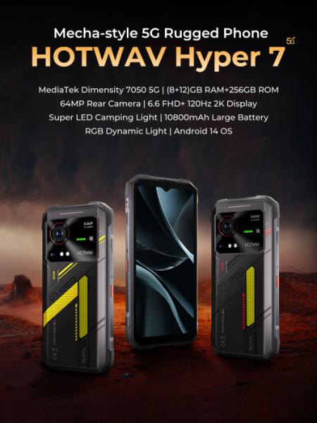 Бюджетный ударопрочный смартфон HOTWAV Hyper 7 для путешественников готов покорять – он уже доступен на Aliexpress