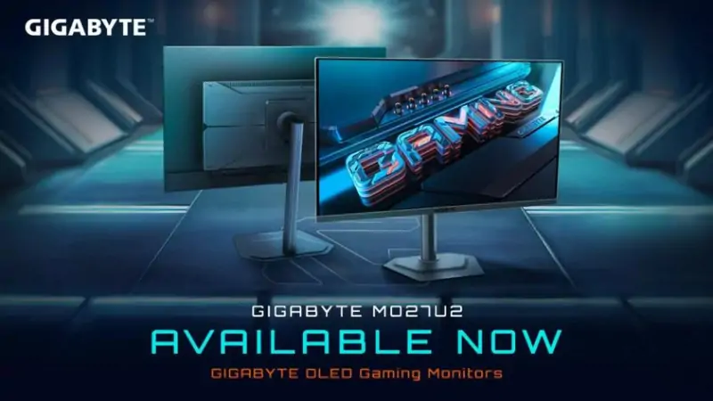 GIGABYTE представила монитор MO27U2 QD-OLED 27″ 4K 240Hz для геймеров в США и ЕС