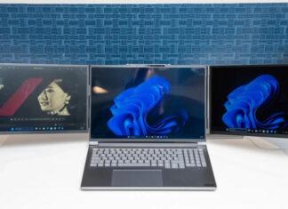 Lenovo представила концепт съемных дисплеев для собственных ноутбуков
