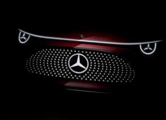 Новый Mercedes-Benz CLA получит подсвеченную переднюю часть и звездные фары