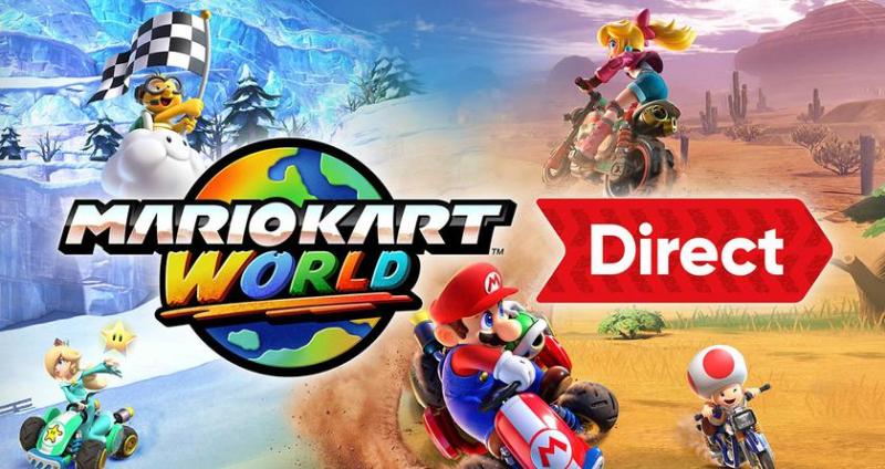 Еще одно шоу Nintendo: 17 апреля компания проведет Mario Kart World Direct