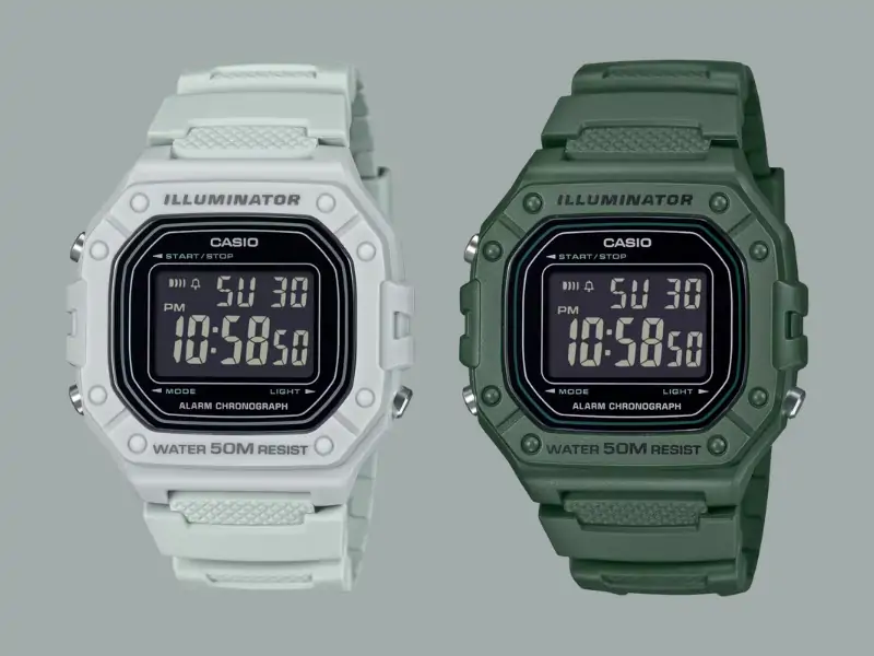 Casio представила доступные W-218H с подсветкой и батареей на 7 лет
