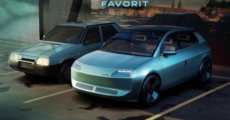 Дизайнеры Skoda переосмыслили модель Favorit конца 1980-х в современном стиле