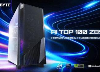 GIGABYTE презентует ПК AI TOP 100 Z890 с процессором Intel Ultra 9 и графикой RTX 5090 для максимальных нагрузок