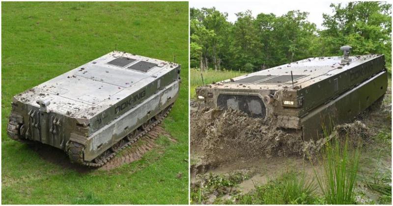 Хорваты вместе с Rheinmetall разработали гусеничный дрон-монстр Komodo