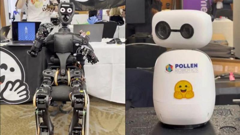 Компания Hugging Face представила гуманоидного робота HopeJR и настольного мини-дроида Reachy Mini
