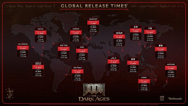 Мы знаем, когда раскроются врата Ада: Bethesda раскрыла точное время релиза DOOM: The Dark Ages и старта раннего доступа