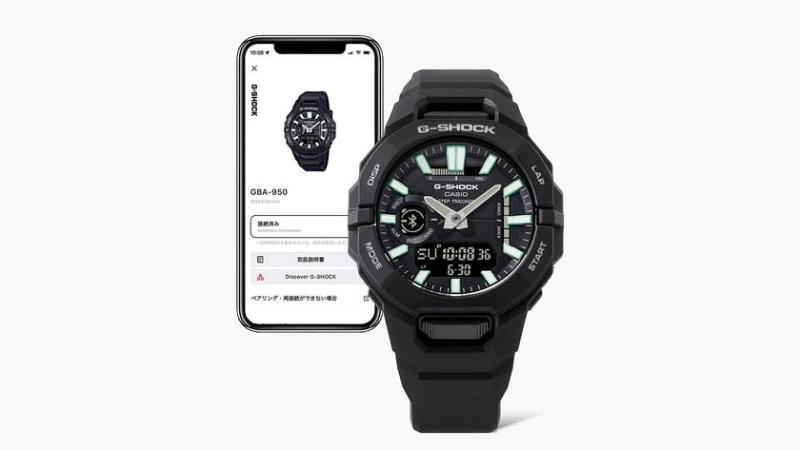 Новый Casio GBA-950: спортивный G-Shock с поддержкой Bluetooth, подсчетом шагов и водозащитой