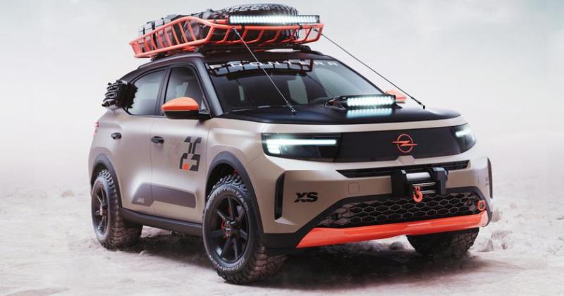 Opel Frontera Gravel: электромобиль для приключений покажут посетителям XS Carnight Wörthersee