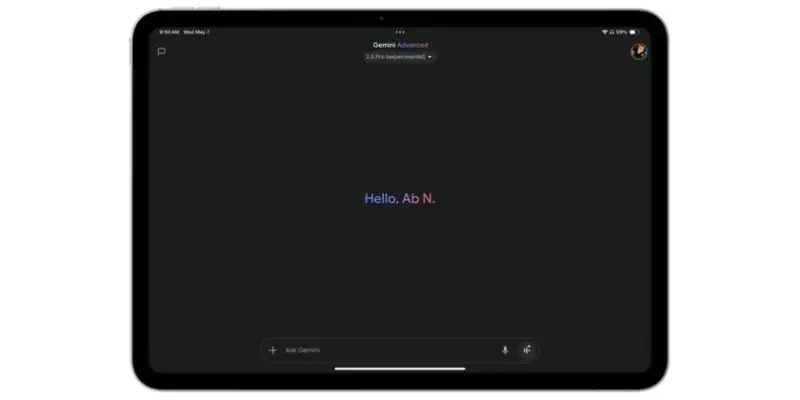 Приложение Google Gemini теперь работает в полноэкранном режиме на iPad