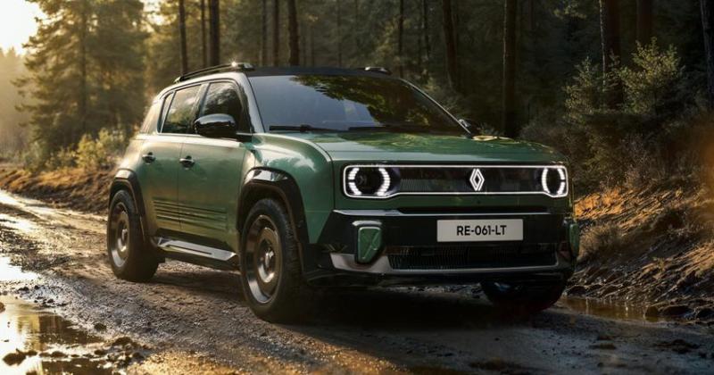 Renault показала внедорожный концепт R4 Savane с полным приводом и двумя электромоторами
