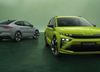 Škoda Enyaq RS и Enyaq Coupé RS обновили дизайн и оснащение