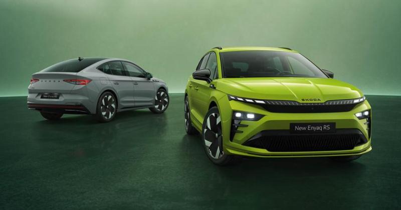 Škoda Enyaq RS и Enyaq Coupé RS обновили дизайн и оснащение