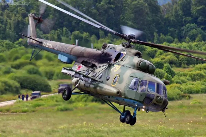 В россии в очередной раз разбился вертолет Ми-8, но теперь с боеприпасами на борту