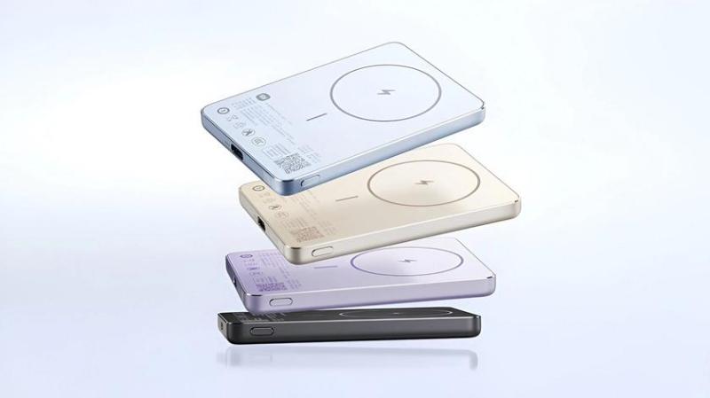 Xiaomi выпустила ультратонкий внешний аккумулятор Magnetic Ultra-Slim, способный заряжать два устройства одновременно