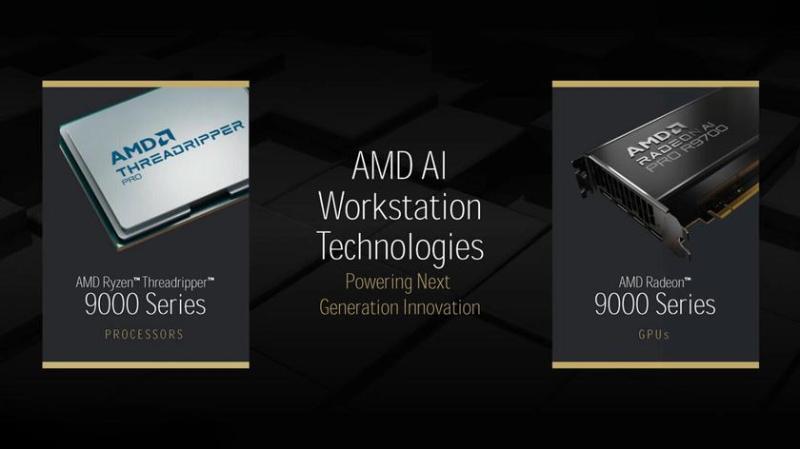 AMD представила процессоры Ryzen Threadripper PRO 9000 и графику Radeon AI PRO 9000 для профессиональных задач, работы с ИИ и большими массивами данных