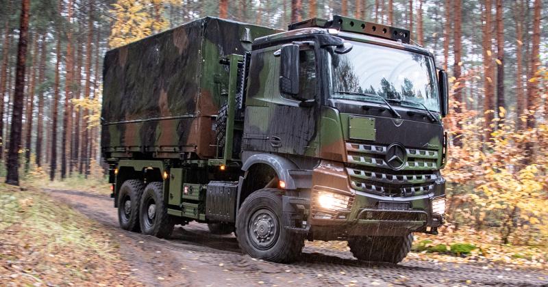 Daimler Truck получила крупный заказ от Бундесвера на грузовики Mercedes Arocs