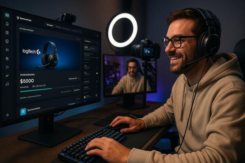 Logitech запускает платформу Streamlabs Sponsorships - без комиссий и с деньгами напрямую стримерам