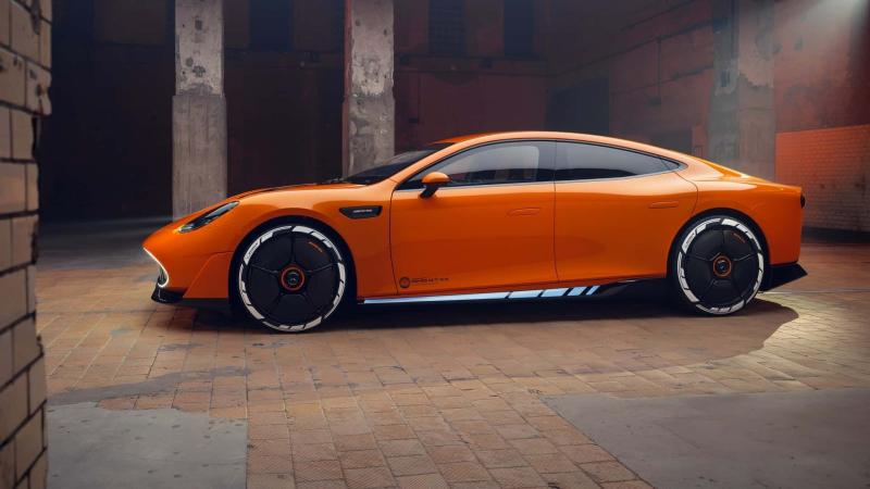Mercedes показал 1360-сильный электрический суперседан Concept AMG GT XX
