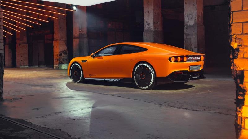 Mercedes показал 1360-сильный электрический суперседан Concept AMG GT XX