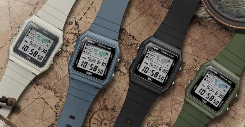 Новый Casio LF-30W-1A с картой мира появился в магазинах Европы
