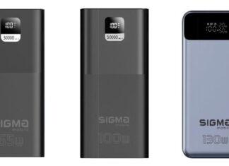 Sigma mobile готовится вывести на рынок новую линейку пауэрбанков — флагманская модель поддерживает 130 Вт