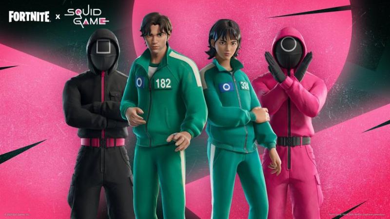 Squid Game врывается в Fortnite: грандиозный кроссовер добавит новые скины и обновление режима "Reload"
