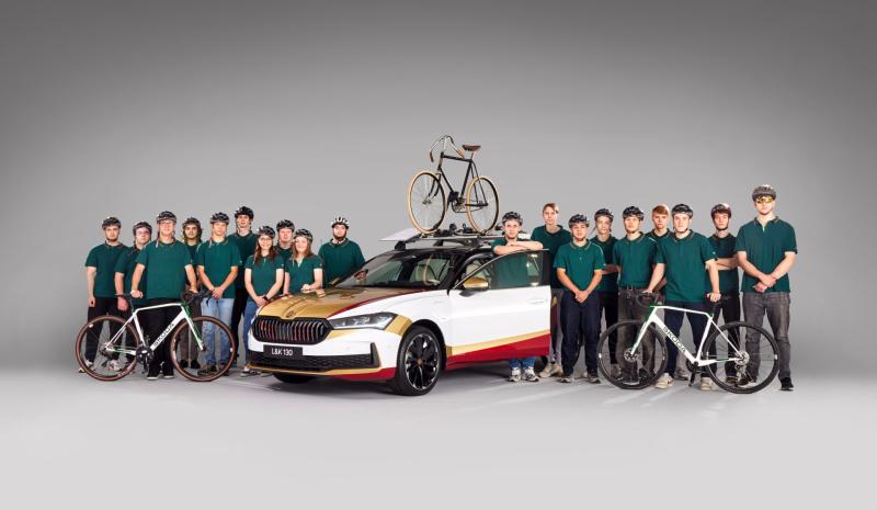 Студенты Škoda превратили универсал Superb в пикап L&K 130, посвященный велосипедам и велоспорту