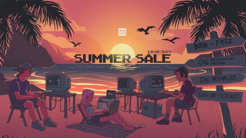 В GOG стартовала большая Летняя распродажа со скидками до 95% на 8000 игр