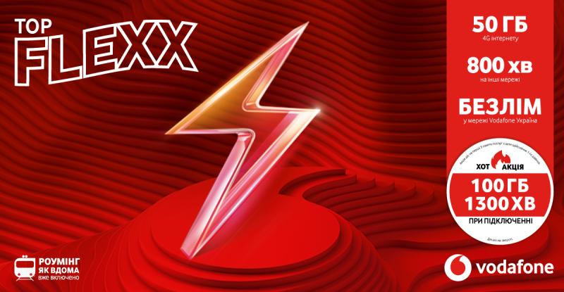 Vodafone запускает тарифы FLEXX: безлимит в Украине и ЕС по цене от 200 гривен (если бежать с другого оператора)