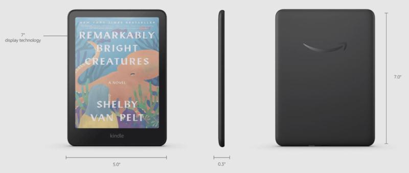 Amazon представил две доступных версии Kindle Colorsoft