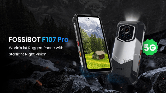 Анонсирован FOSSiBOT F107 Pro – защищенный смартфон с камерой ночного видения
