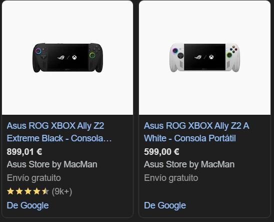 ASUS случайно раскрыла цены обеих моделей ROG Xbox Ally для европейского рынка