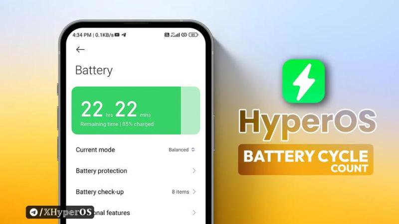 Баг HyperOS сбрасывает показатель циклов зарядки батареи Xiaomi