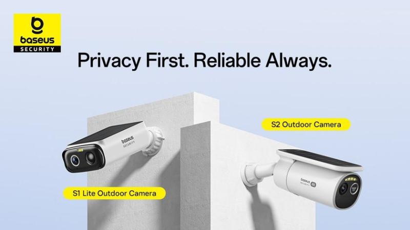 Baseus представила S2 и S1 Lite: солнечные камеры видеонаблюдения с AI и без облачных подписок