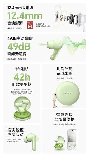 Honor представила беспроводные наушники Earbuds A Pro с шумоподавлением и автономностью до 42 часов за $20