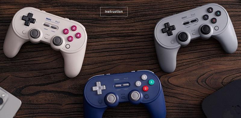 Компания 8BitDo представила Pro 3 — универсальный контроллер с модульной конструкцией, ретро-дизайном и поддержкой топовых технологий