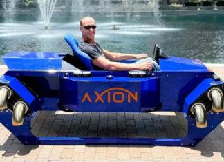 Компания FusionFlight представила Axion – летательный аппарат с восемью микротурбинами и возможностью вертикального взлета и посадки