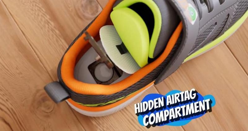 Skechers представил кроссовки с отсеком для AirTag: теперь можно «привязать» ребёнка к обуви