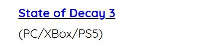 СМИ: пользователи PlayStation 5 получат две громкие новинки Xbox — Gears of War: E-Day и State of Decay 3