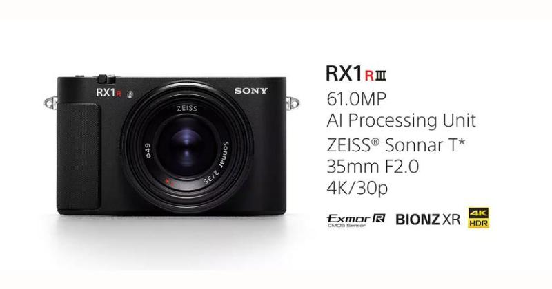 Sony презентовала компактную камеру RX1R III — профессиональный инструмент в кармане за $5100