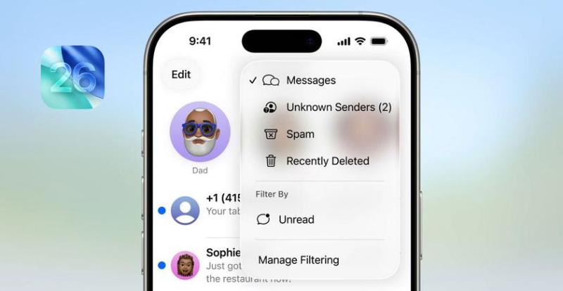В приложении «Сообщения» iOS 26 появится решение для борьбы со спамом
