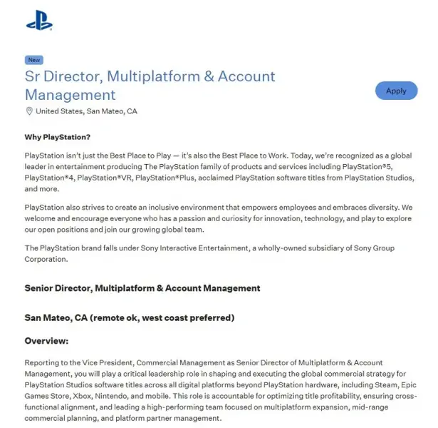 Ждем God of War на Xbox? Новая вакансия Sony указала на расширение мультиплатформенной стратегии компании