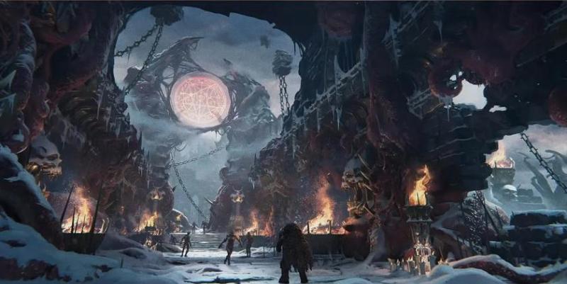 Ад замерз: геймдиректор DOOM: The Dark Ages показал концепт арт единственного дополнения к шутеру