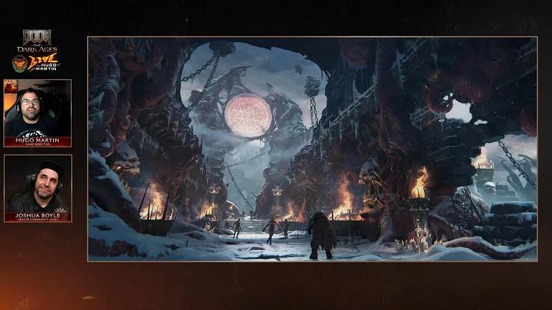 Ад замерз: геймдиректор DOOM: The Dark Ages показал концепт арт единственного дополнения к шутеру