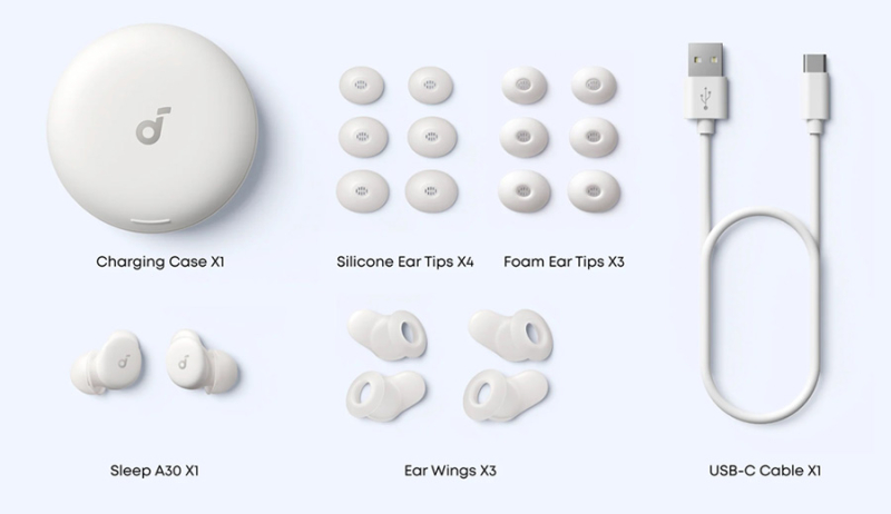 Комплектация Soundcore Sleep A30