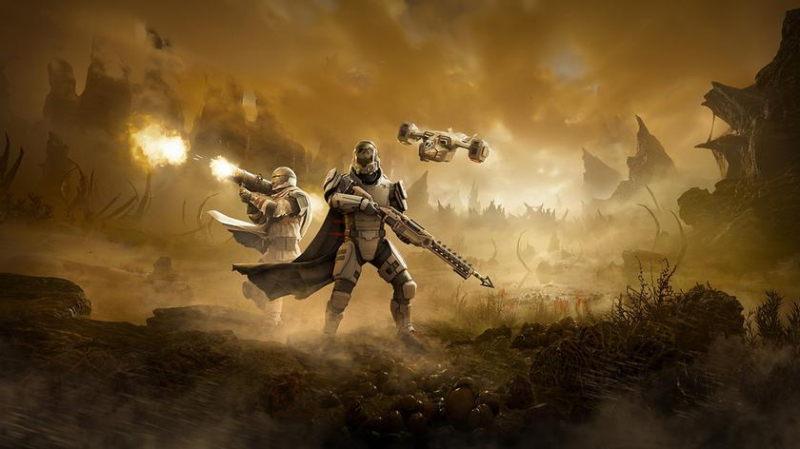 Эксклюзивный постер набора Dust Devils для фанатов Helldivers 2